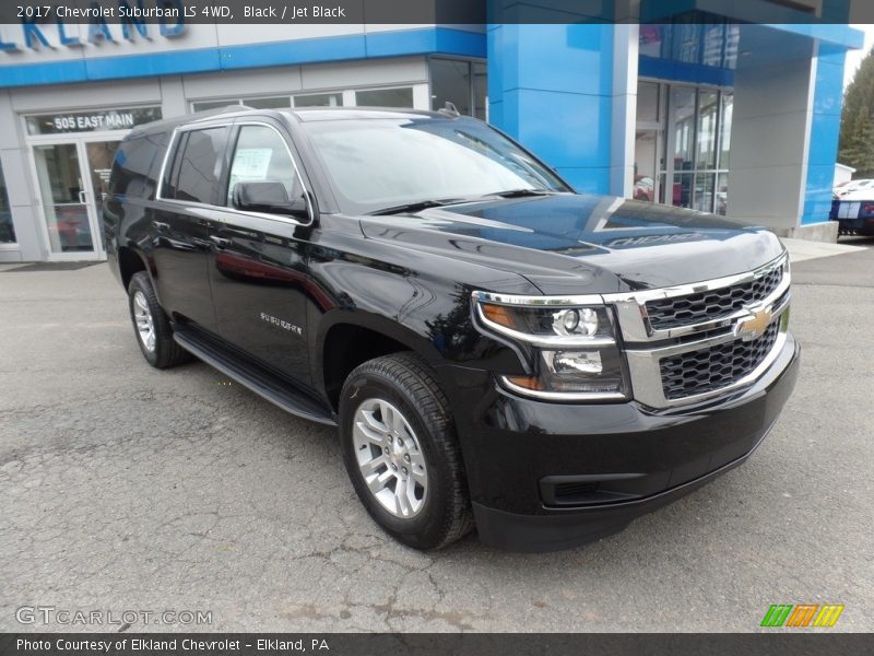 Black / Jet Black 2017 Chevrolet Suburban LS 4WD