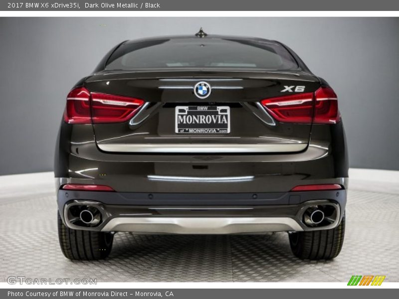 Dark Olive Metallic / Black 2017 BMW X6 xDrive35i