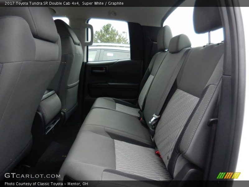 Super White / Graphite 2017 Toyota Tundra SR Double Cab 4x4