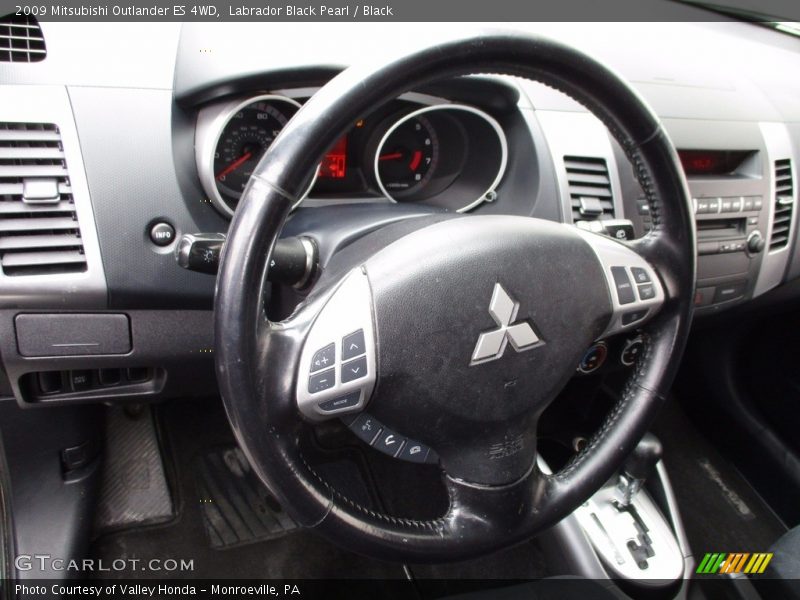 Labrador Black Pearl / Black 2009 Mitsubishi Outlander ES 4WD