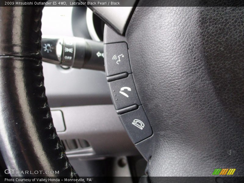 Labrador Black Pearl / Black 2009 Mitsubishi Outlander ES 4WD