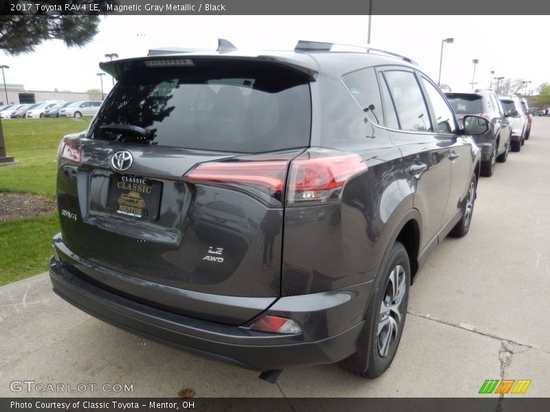 Magnetic Gray Metallic / Black 2017 Toyota RAV4 LE