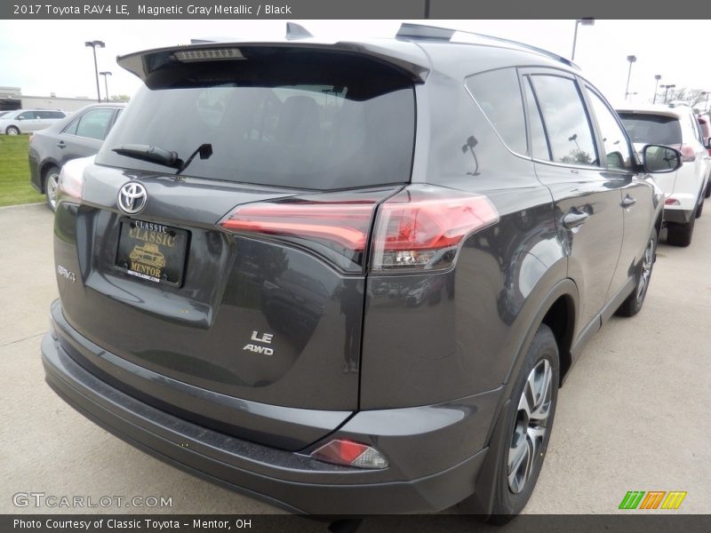 Magnetic Gray Metallic / Black 2017 Toyota RAV4 LE