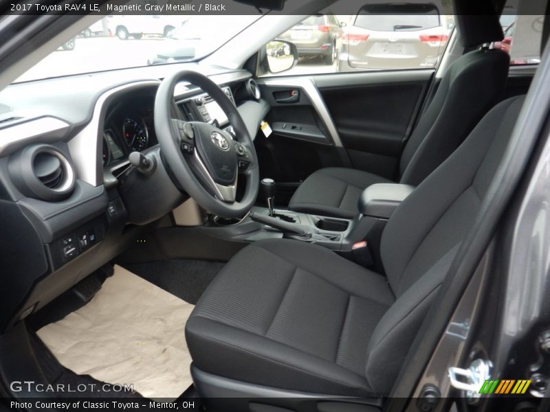 Magnetic Gray Metallic / Black 2017 Toyota RAV4 LE