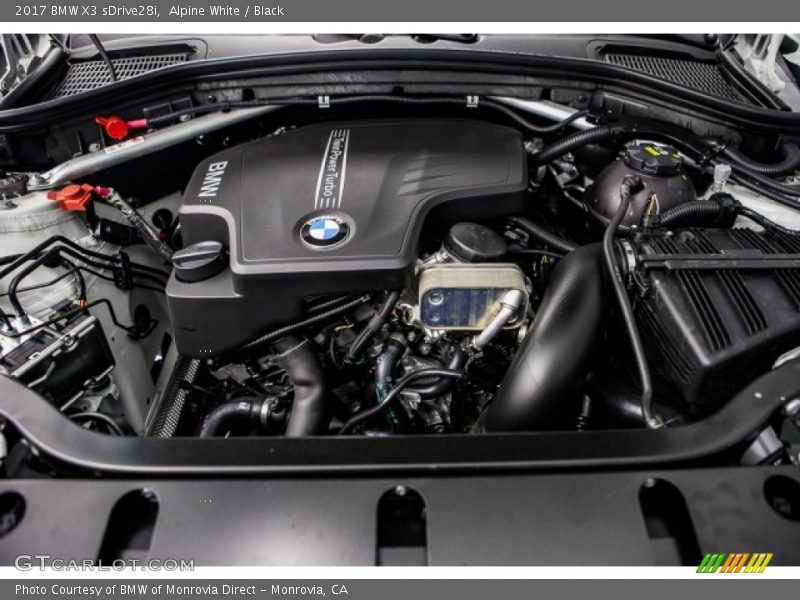 Alpine White / Black 2017 BMW X3 sDrive28i