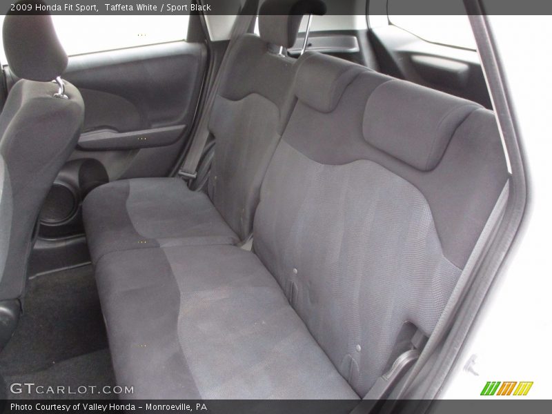 Taffeta White / Sport Black 2009 Honda Fit Sport