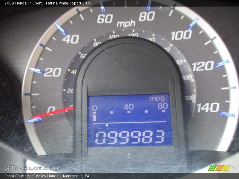 Taffeta White / Sport Black 2009 Honda Fit Sport