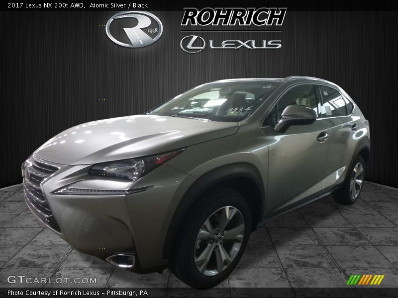 Atomic Silver / Black 2017 Lexus NX 200t AWD