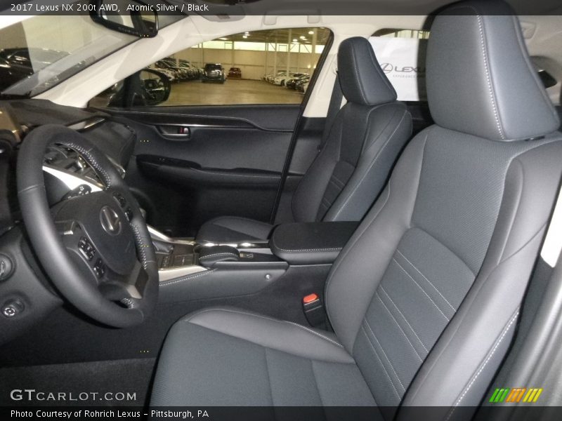Atomic Silver / Black 2017 Lexus NX 200t AWD