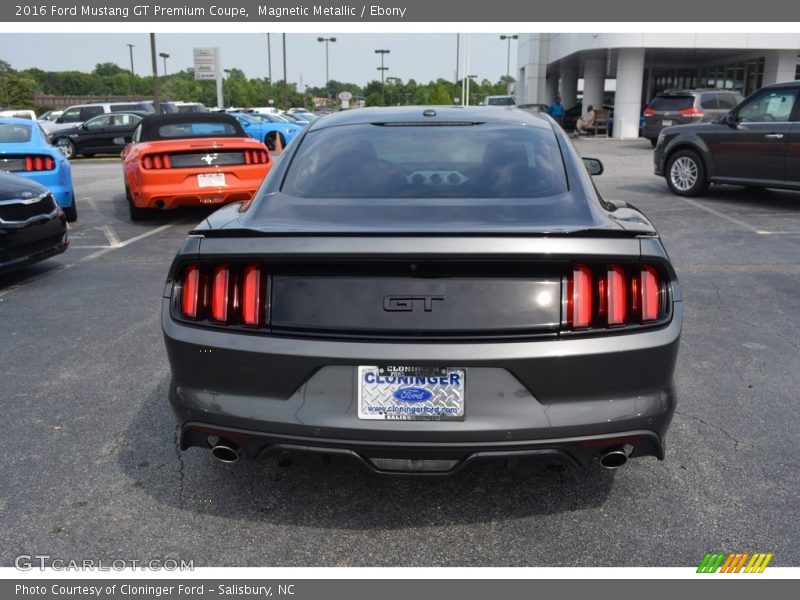 Magnetic Metallic / Ebony 2016 Ford Mustang GT Premium Coupe