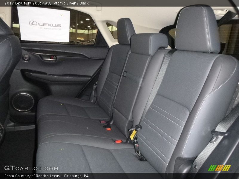 Atomic Silver / Black 2017 Lexus NX 200t AWD