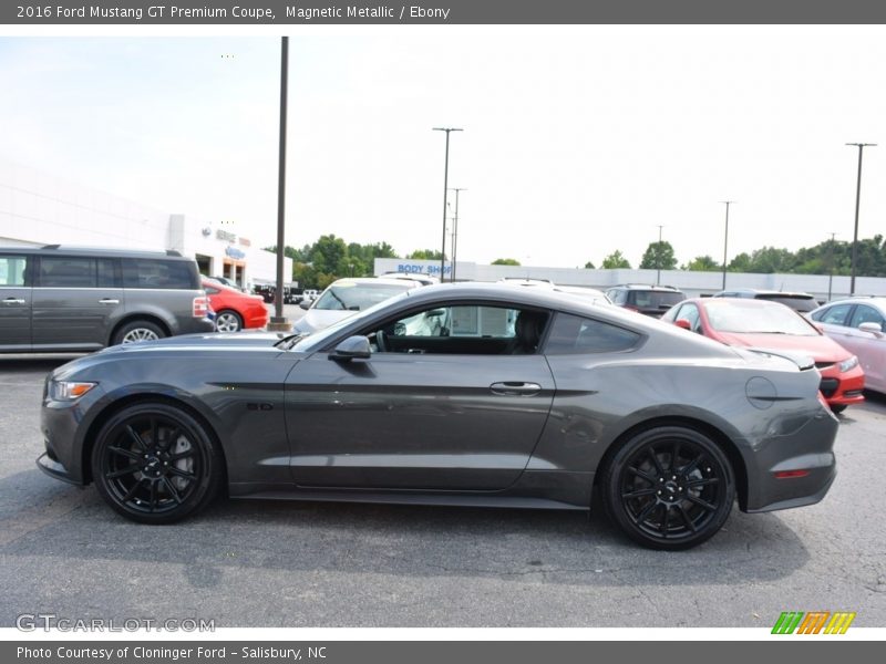 Magnetic Metallic / Ebony 2016 Ford Mustang GT Premium Coupe