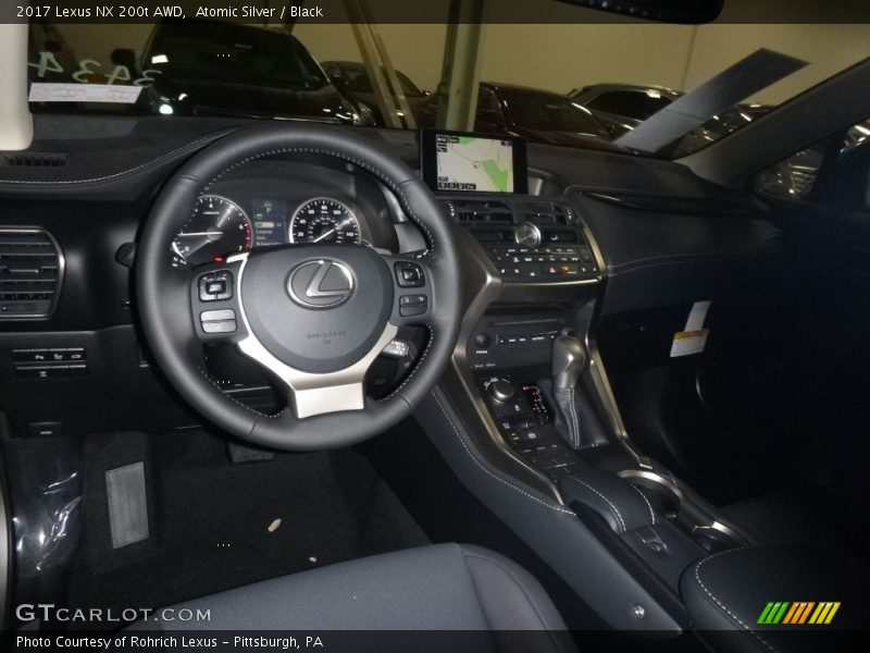 Atomic Silver / Black 2017 Lexus NX 200t AWD