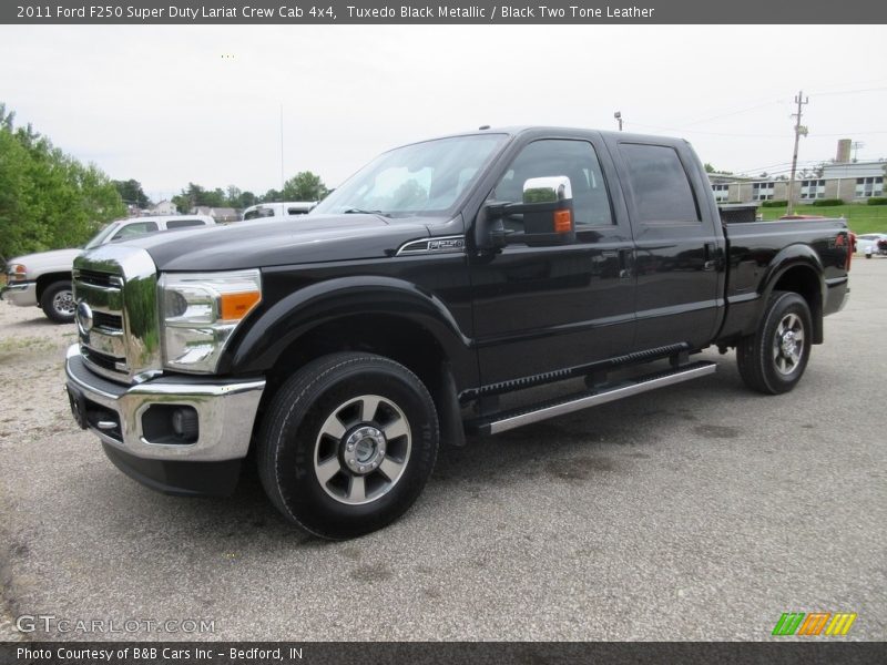 Tuxedo Black Metallic / Black Two Tone Leather 2011 Ford F250 Super Duty Lariat Crew Cab 4x4
