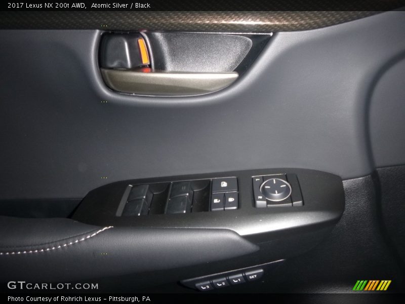 Atomic Silver / Black 2017 Lexus NX 200t AWD
