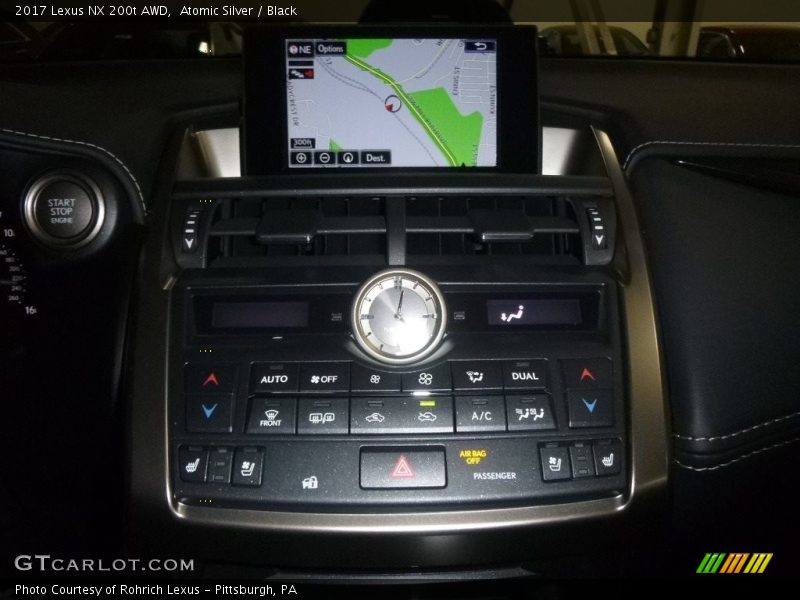 Atomic Silver / Black 2017 Lexus NX 200t AWD