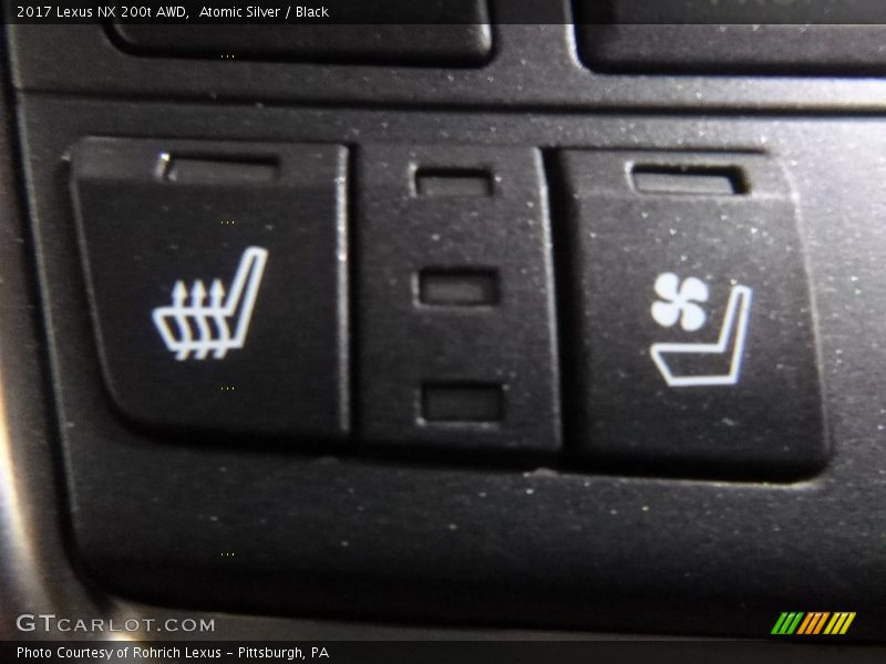 Atomic Silver / Black 2017 Lexus NX 200t AWD