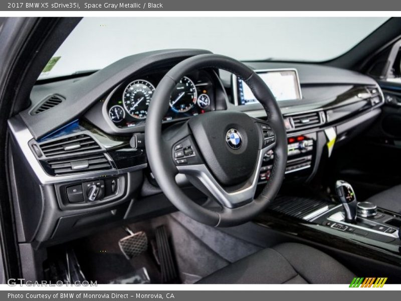 Space Gray Metallic / Black 2017 BMW X5 sDrive35i