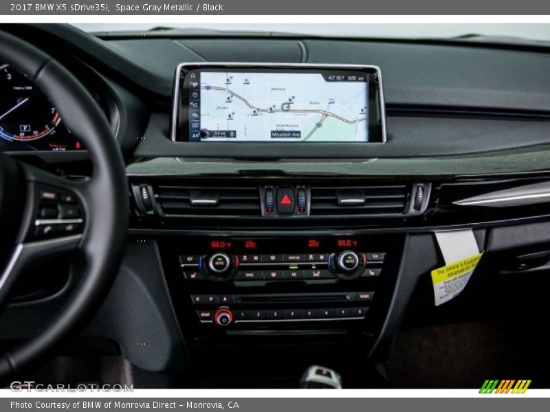 Space Gray Metallic / Black 2017 BMW X5 sDrive35i