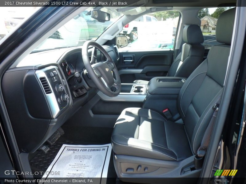 Black / Jet Black 2017 Chevrolet Silverado 1500 LTZ Crew Cab 4x4