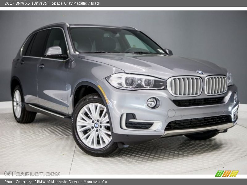 Space Gray Metallic / Black 2017 BMW X5 sDrive35i