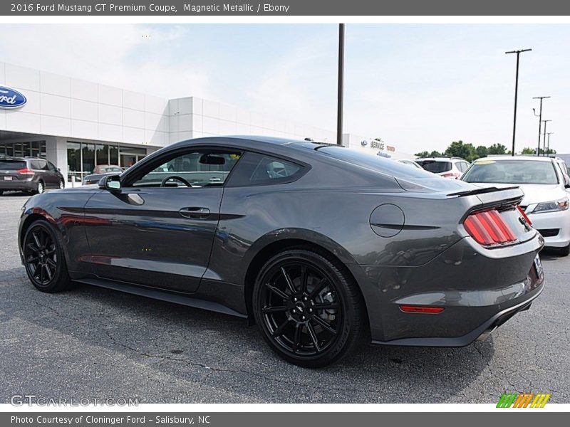 Magnetic Metallic / Ebony 2016 Ford Mustang GT Premium Coupe