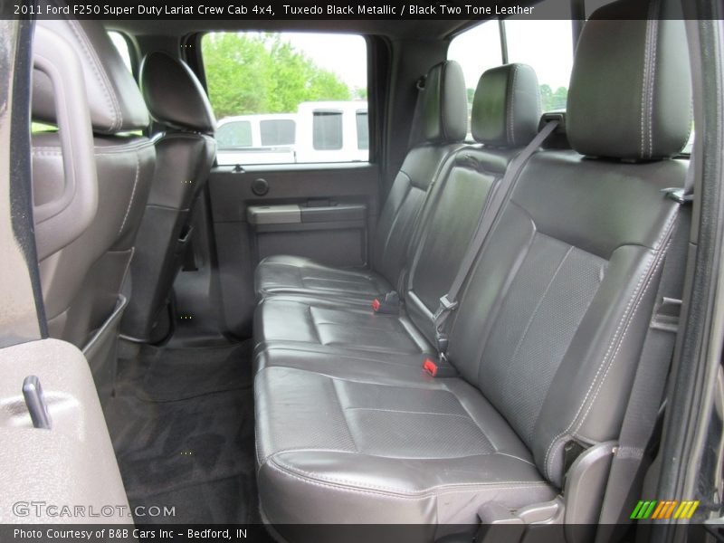 Tuxedo Black Metallic / Black Two Tone Leather 2011 Ford F250 Super Duty Lariat Crew Cab 4x4