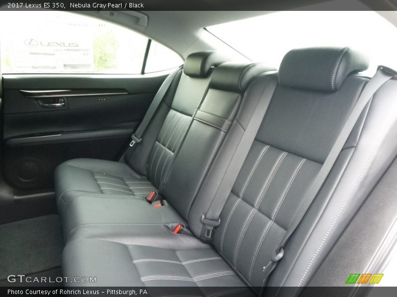 Nebula Gray Pearl / Black 2017 Lexus ES 350
