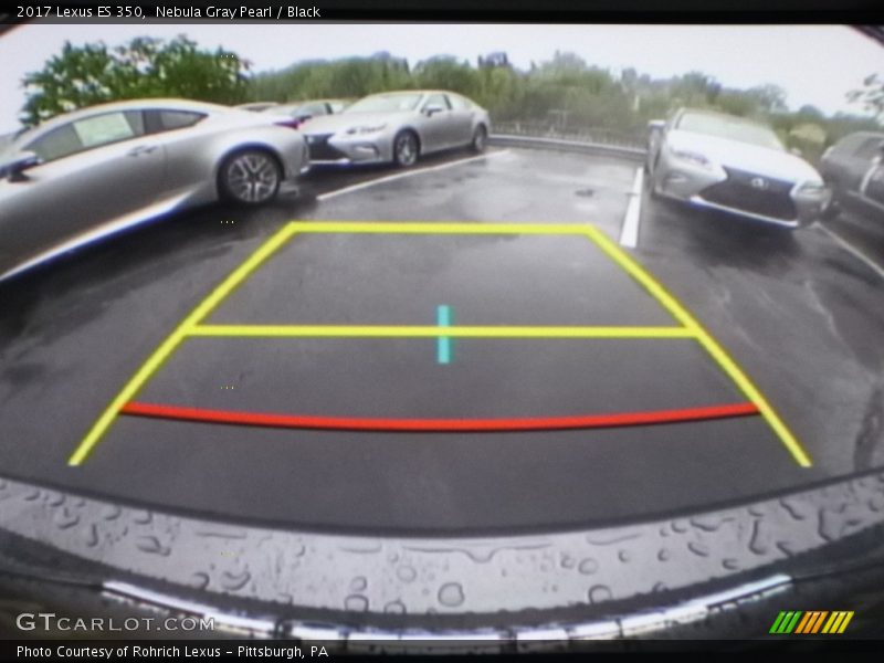Nebula Gray Pearl / Black 2017 Lexus ES 350
