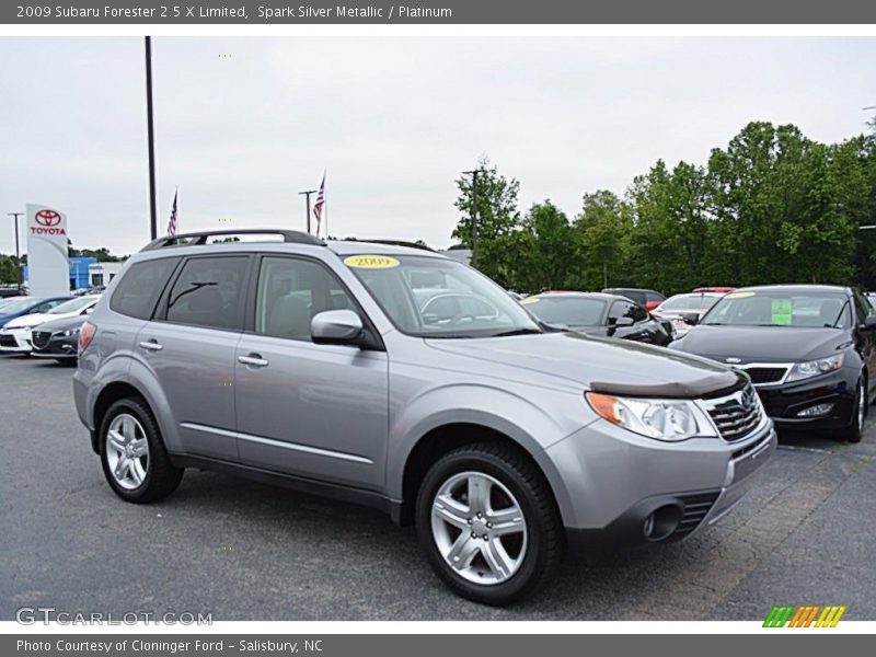Spark Silver Metallic / Platinum 2009 Subaru Forester 2.5 X Limited