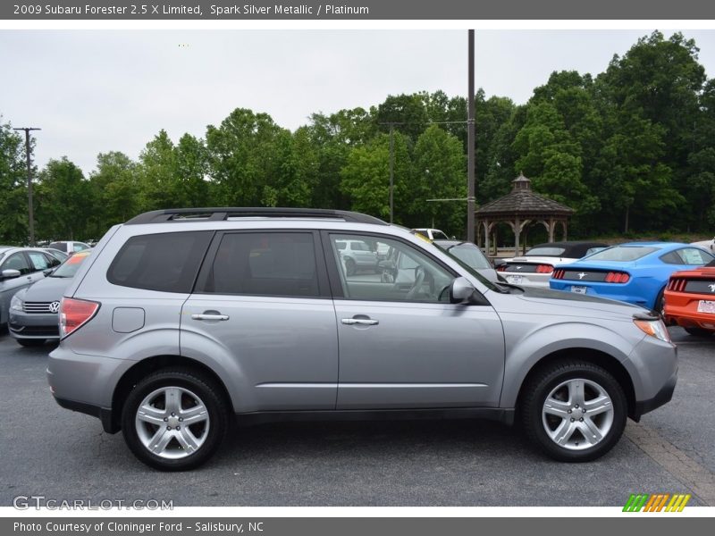 Spark Silver Metallic / Platinum 2009 Subaru Forester 2.5 X Limited
