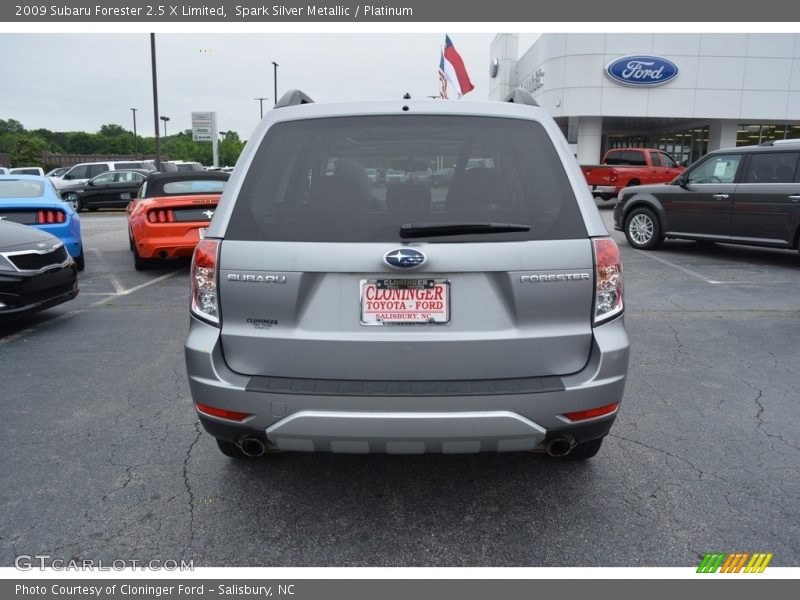 Spark Silver Metallic / Platinum 2009 Subaru Forester 2.5 X Limited