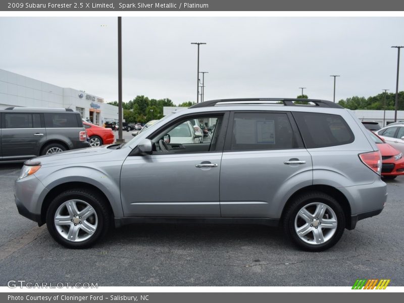 Spark Silver Metallic / Platinum 2009 Subaru Forester 2.5 X Limited