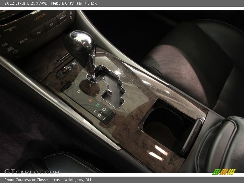 Nebula Gray Pearl / Black 2012 Lexus IS 250 AWD