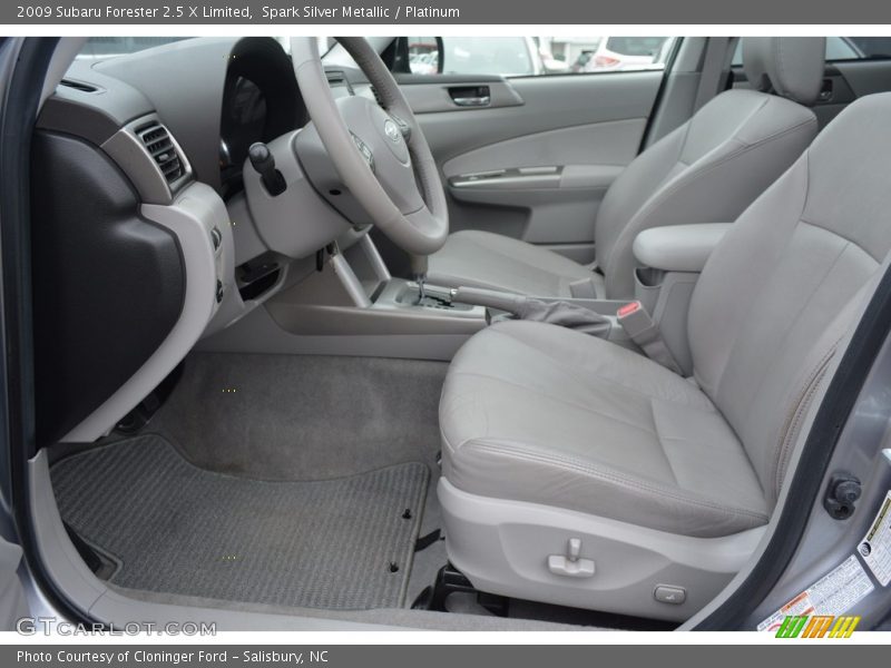 Spark Silver Metallic / Platinum 2009 Subaru Forester 2.5 X Limited