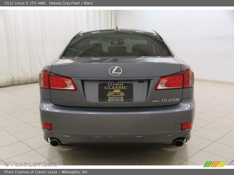 Nebula Gray Pearl / Black 2012 Lexus IS 250 AWD