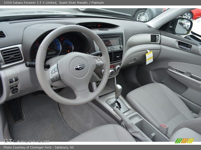 Spark Silver Metallic / Platinum 2009 Subaru Forester 2.5 X Limited