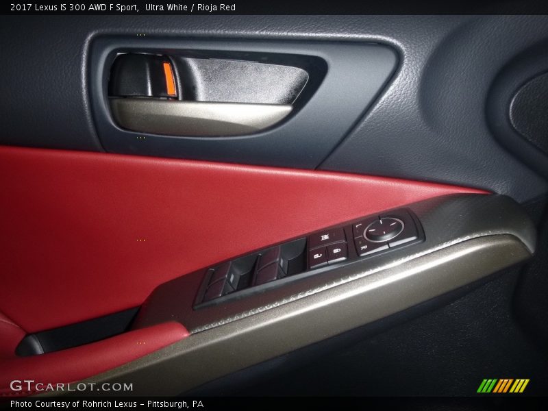 Ultra White / Rioja Red 2017 Lexus IS 300 AWD F Sport