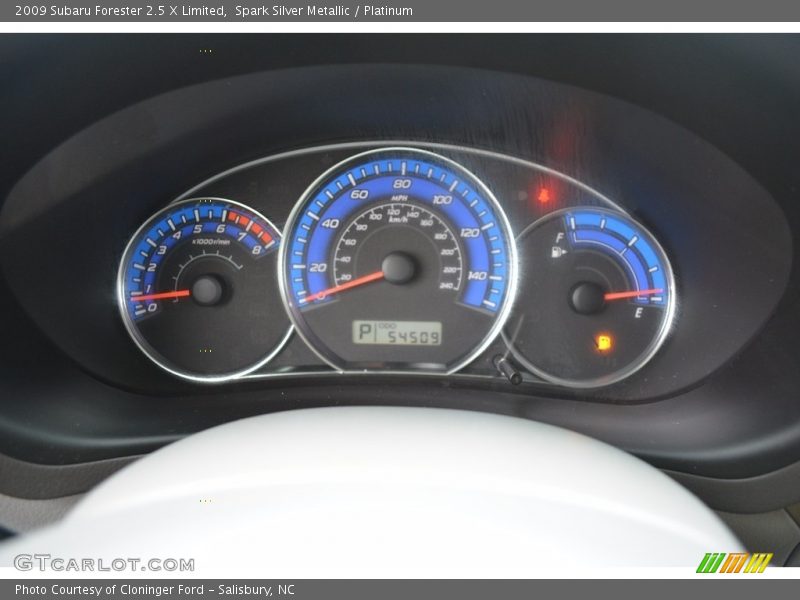 Spark Silver Metallic / Platinum 2009 Subaru Forester 2.5 X Limited