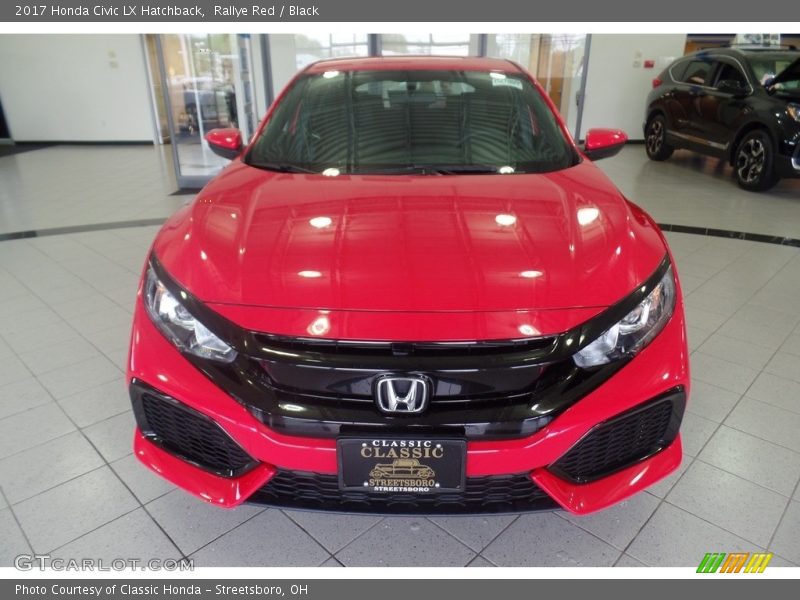 Rallye Red / Black 2017 Honda Civic LX Hatchback