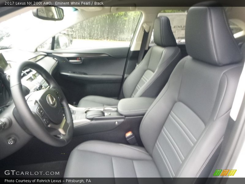 Eminent White Pearl / Black 2017 Lexus NX 200t AWD