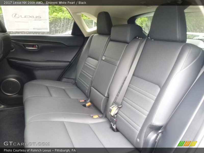 Eminent White Pearl / Black 2017 Lexus NX 200t AWD