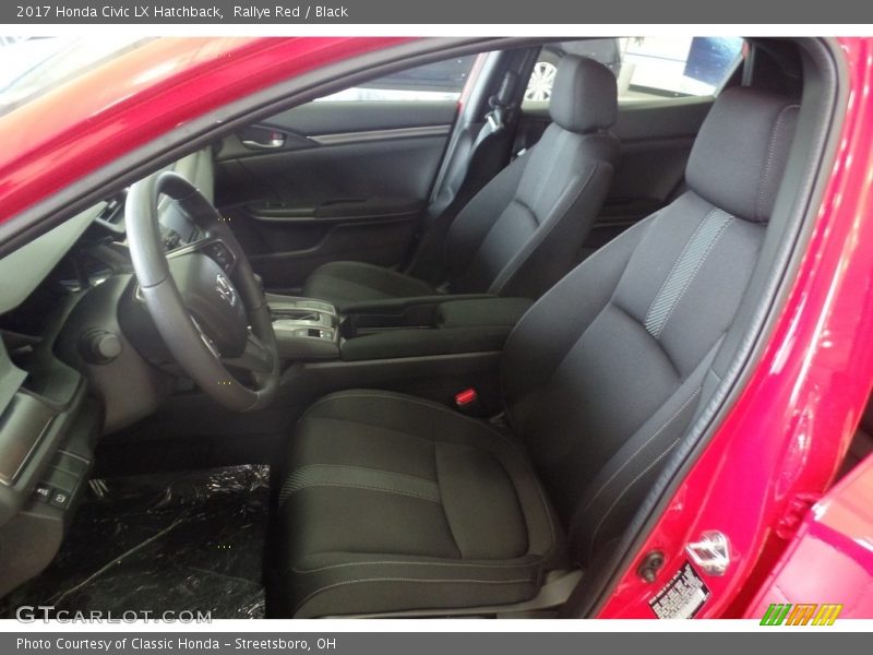 Rallye Red / Black 2017 Honda Civic LX Hatchback