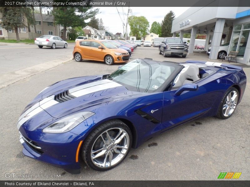  2017 Corvette Stingray Convertible Admiral Blue