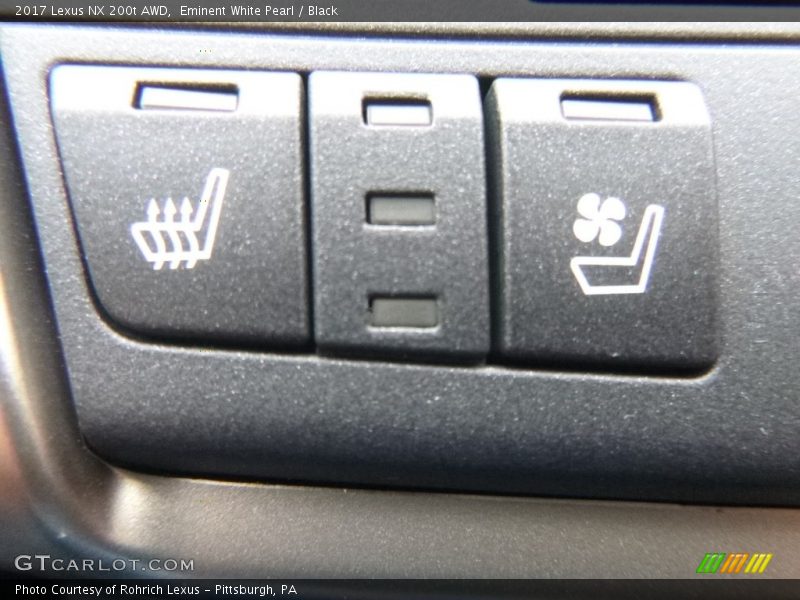 Eminent White Pearl / Black 2017 Lexus NX 200t AWD