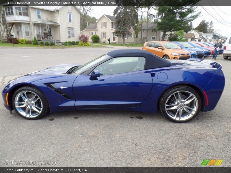  2017 Corvette Stingray Convertible Admiral Blue