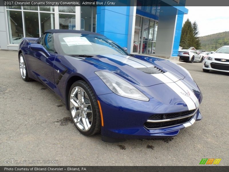  2017 Corvette Stingray Convertible Admiral Blue