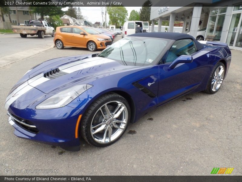 Front 3/4 View of 2017 Corvette Stingray Convertible