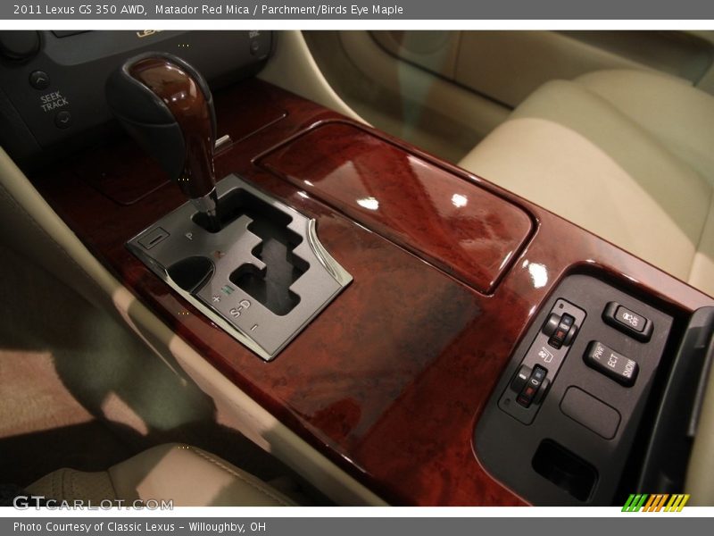 Matador Red Mica / Parchment/Birds Eye Maple 2011 Lexus GS 350 AWD
