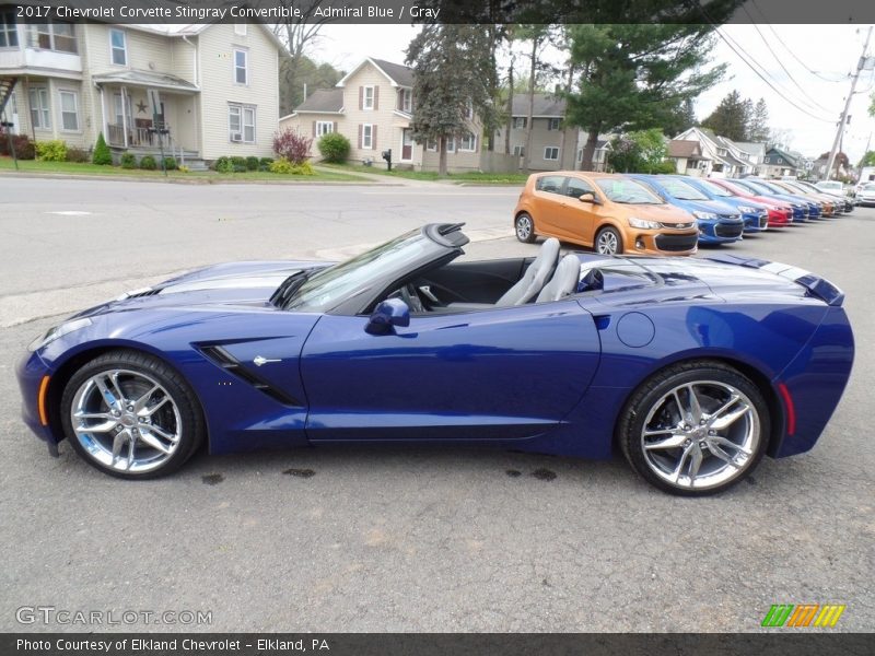  2017 Corvette Stingray Convertible Admiral Blue